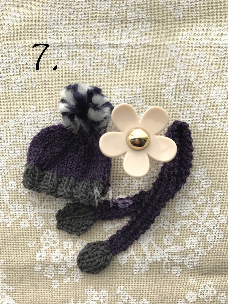 【刀剣乱舞】 イメージカラー ねんどろいど用 ぽんぽん付ニット帽+マフラー セット 鶯丸 大包平 和泉守兼定 堀川国広 歌仙兼定 小夜左文字 数珠丸恒次 大和守安定