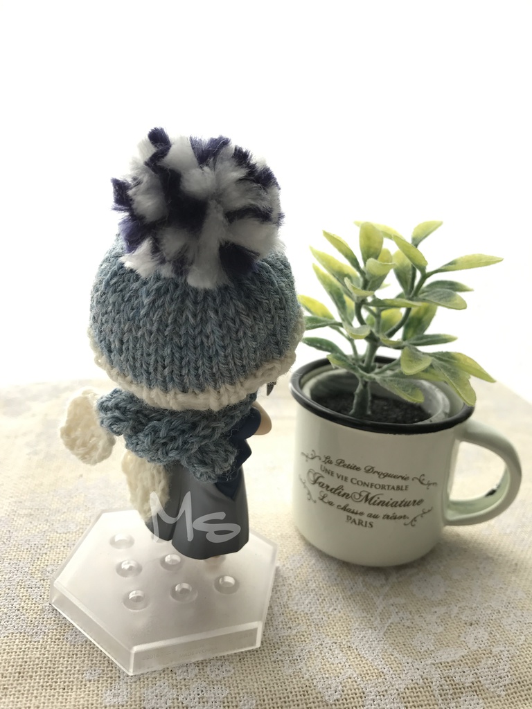 【刀剣乱舞】 イメージカラー ねんどろいど用 ぽんぽん付ニット帽+マフラー セット 鶯丸 大包平 和泉守兼定 堀川国広 歌仙兼定 小夜左文字 数珠丸恒次 大和守安定