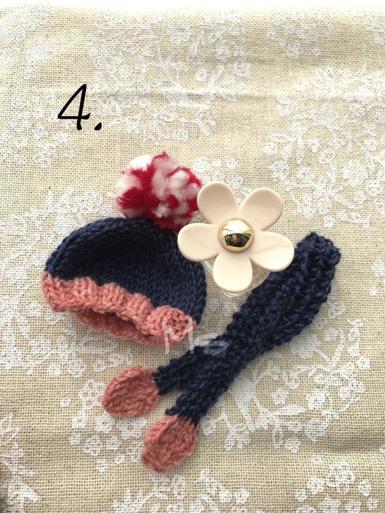 【刀剣乱舞】 イメージカラー ねんどろいど用 ぽんぽん付ニット帽+マフラー セット 鶯丸 大包平 和泉守兼定 堀川国広 歌仙兼定 小夜左文字 数珠丸恒次 大和守安定