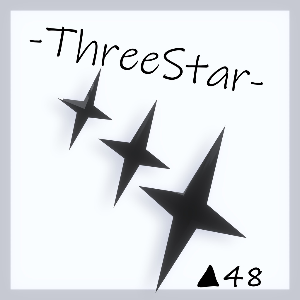 【VRChat向け】 ヘアアクセサリー ThreeStar