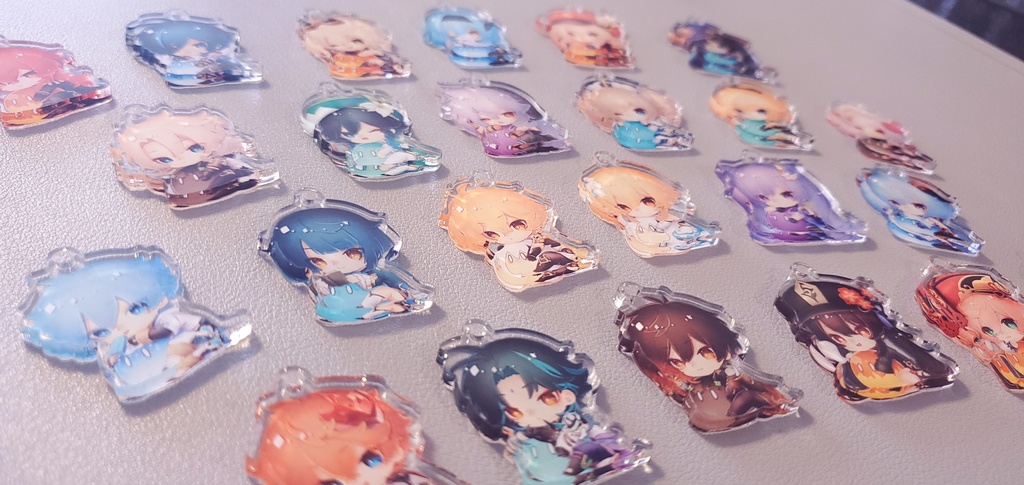 【旅人/モンド】スライムぎゅっとアクリルチャーム【8/25開始】