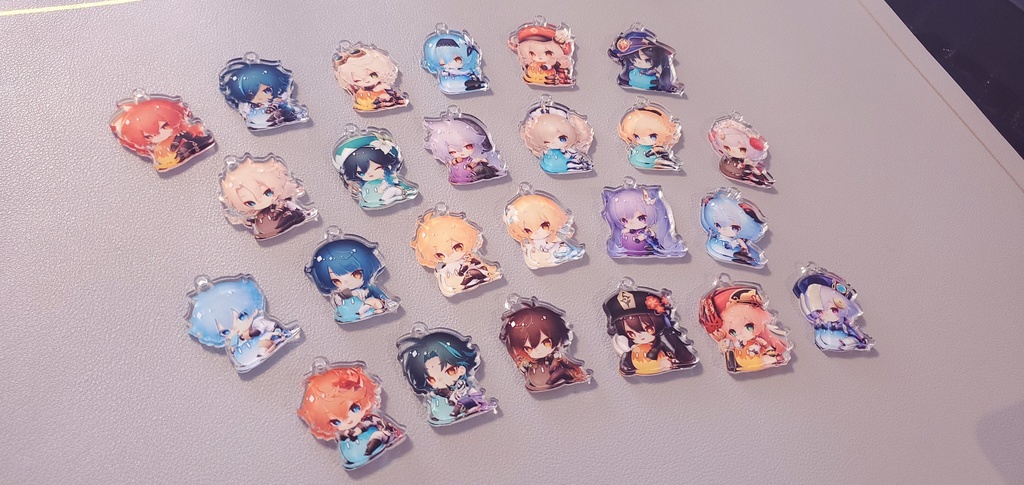 【旅人/モンド】スライムぎゅっとアクリルチャーム【8/25開始】