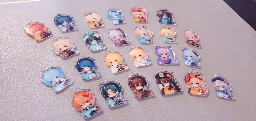 【璃月】スライムぎゅっとアクリルチャーム【8/25開始】