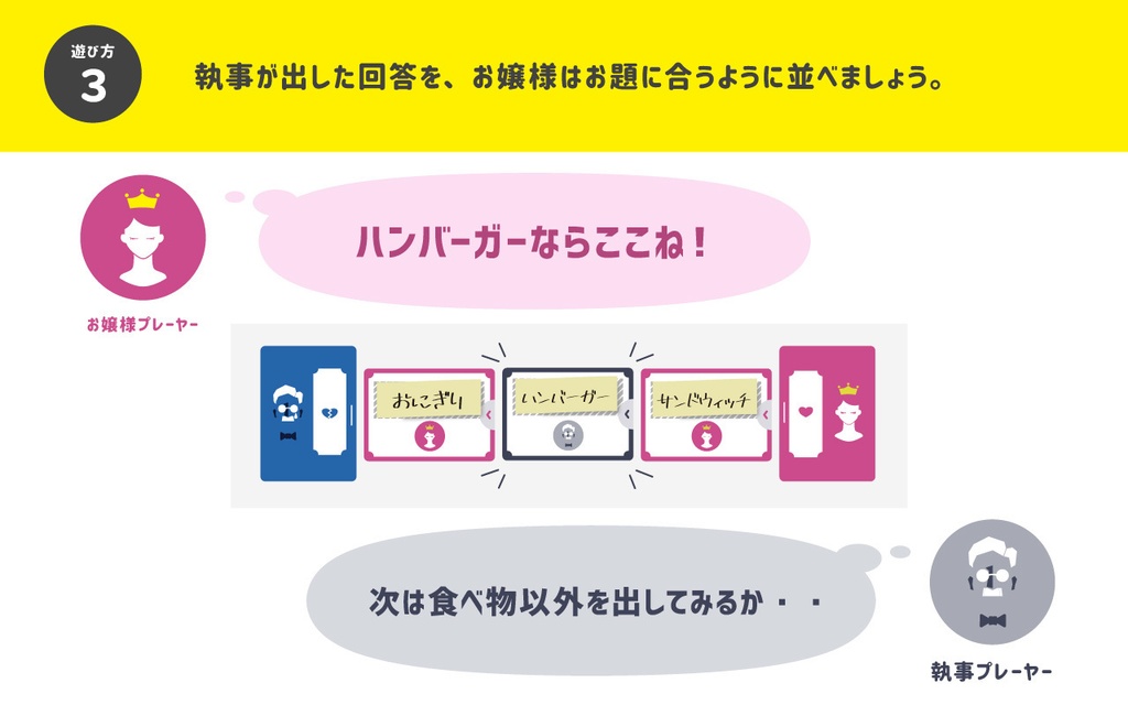 お嬢様の1番は「ハンバーガー」ですか?