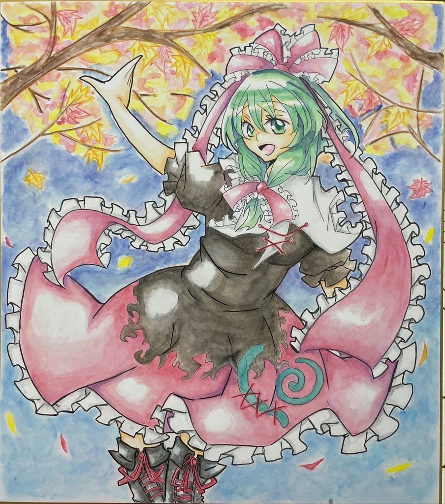 鍵山雛　大色紙