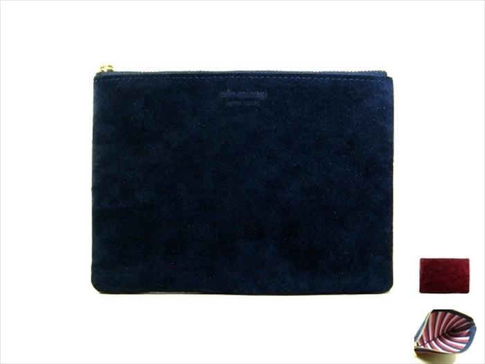 スエード ポーチM