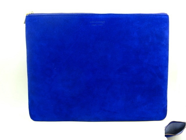 スエード ポーチ L
