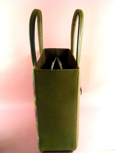 花と揚羽蝶 ハンドバッグ