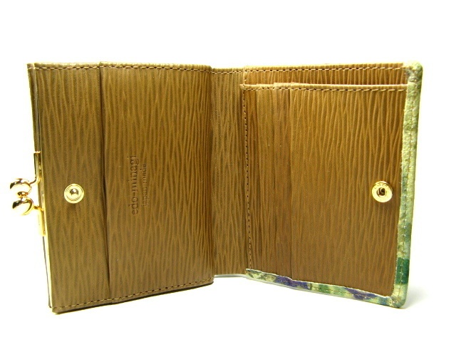 睡蓮花 口金二つ折り財布 江戸美袋