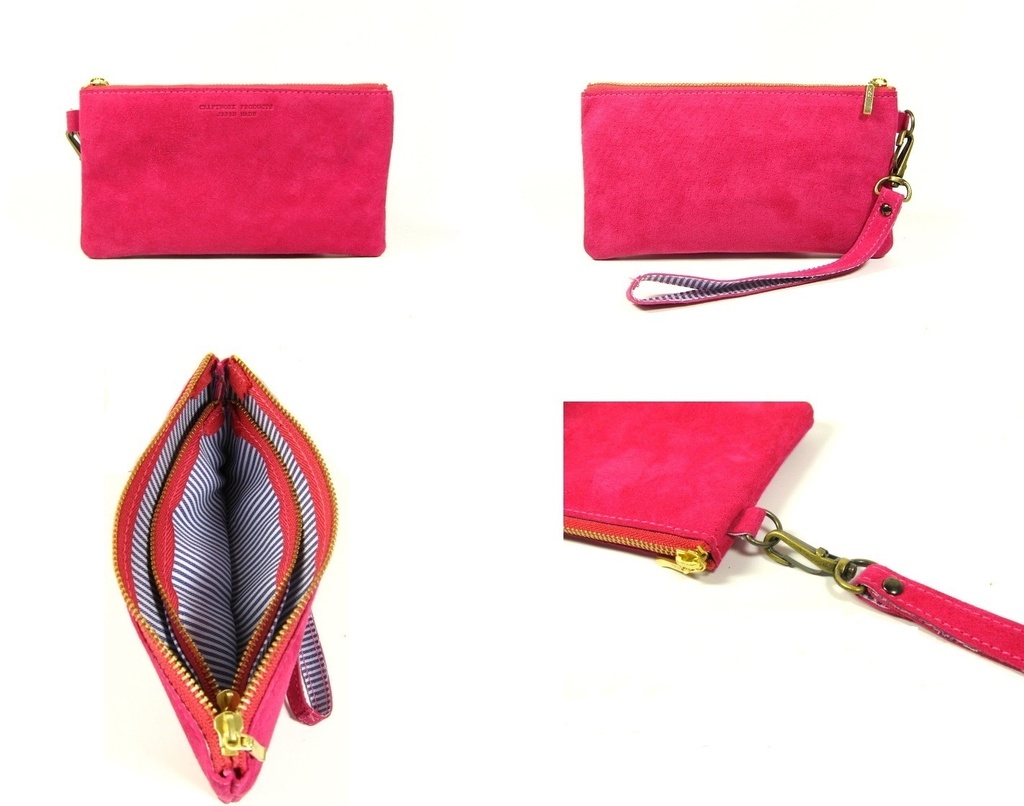 スエード ロングポーチ