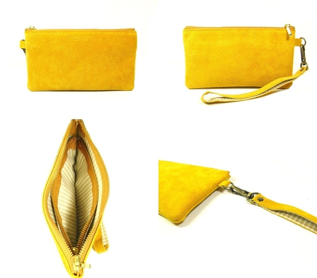 スエード ロングポーチ