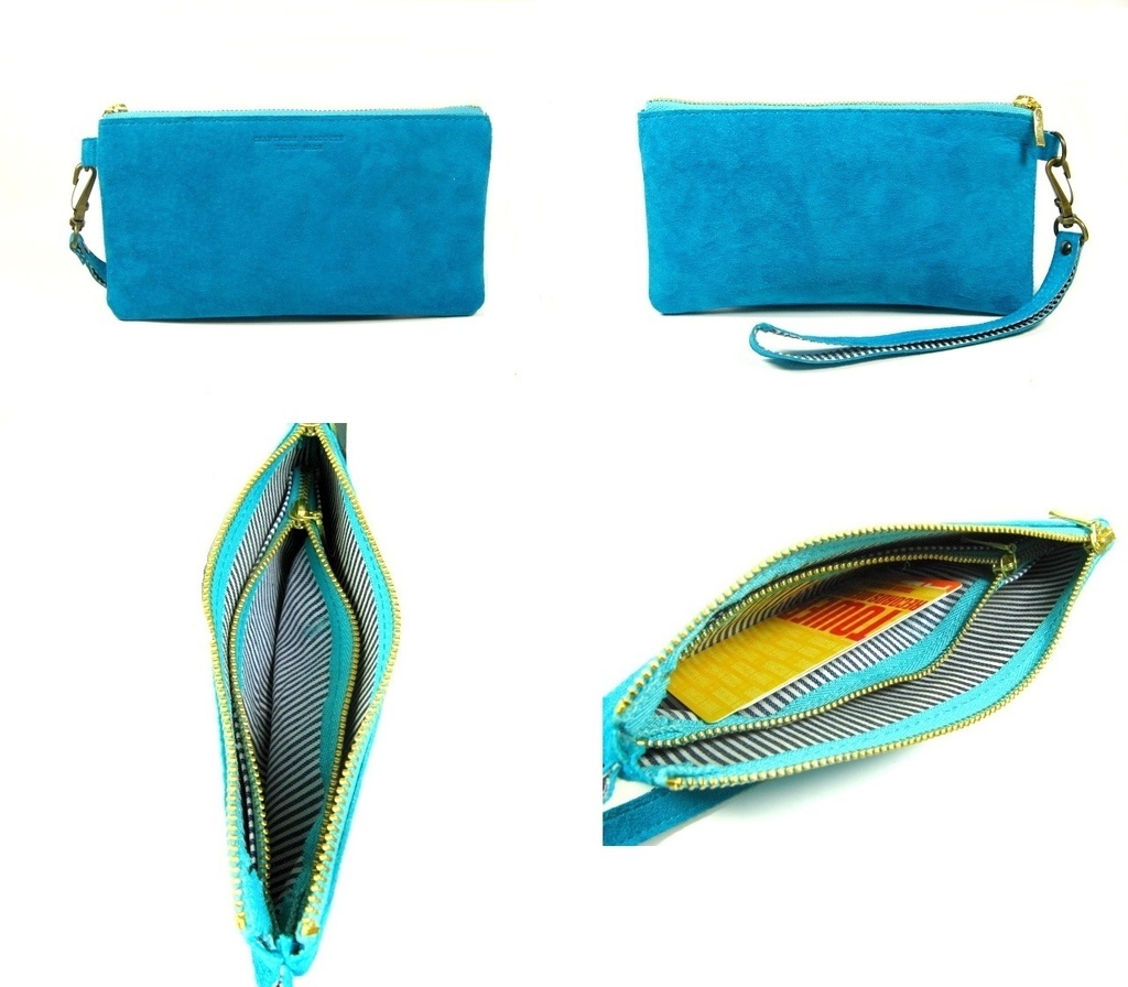 スエード ロングポーチ