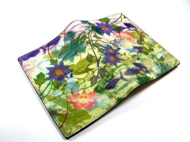 睡蓮花 ブックカバー 江戸美袋