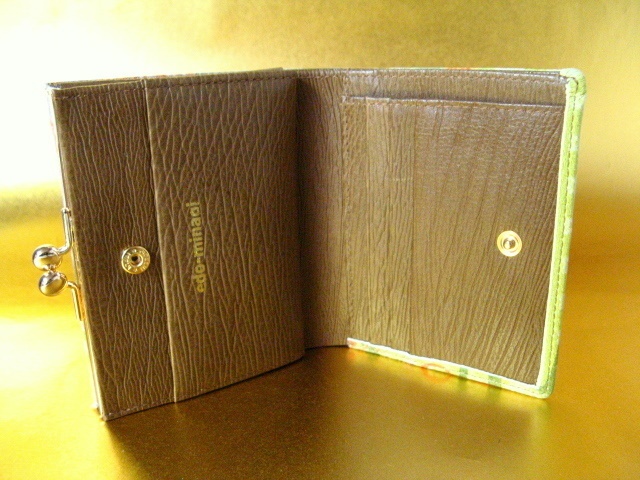 彼岸花 口金二つ折り財布