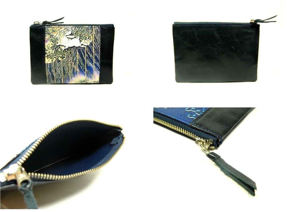 ポーチM うさぎ 江戸美袋