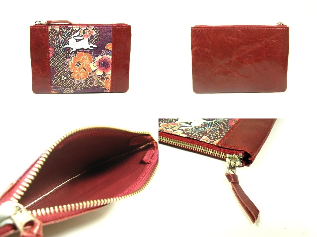 ポーチM うさぎ 江戸美袋