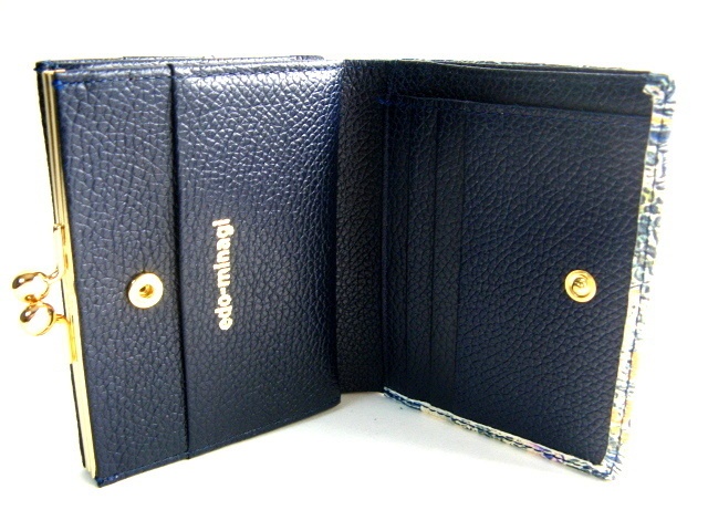 江戸美袋 うさぎ 口金二つ折り財布