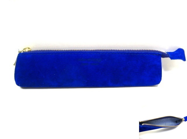 ペンケース スエード