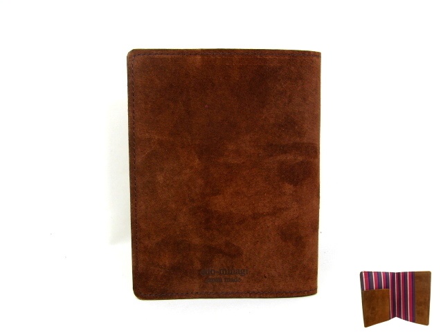 スエード パスポートカバー