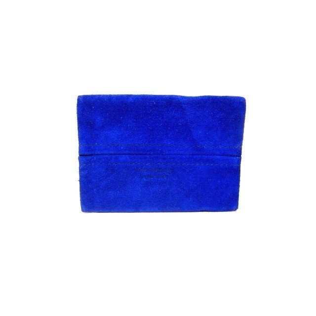 スエード ティッシュケース