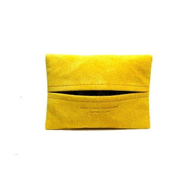 スエード ティッシュケース