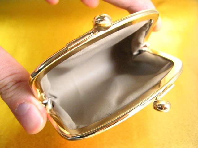 彼岸花 がま口小銭入れ