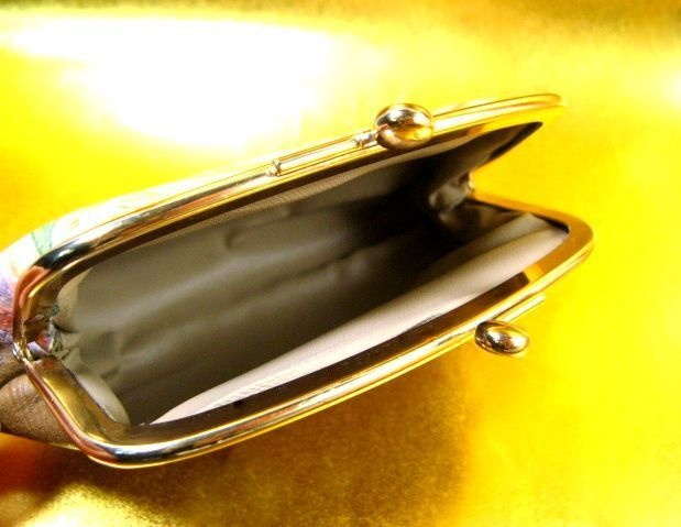 彼岸花 大口小銭入れ