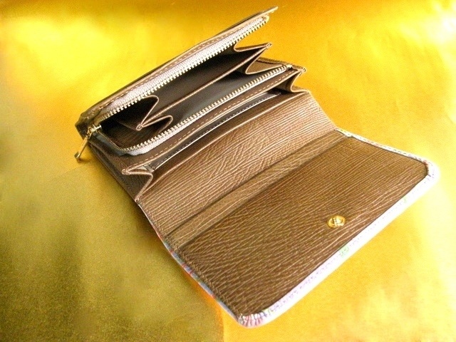 彼岸花 L字ファスナー財布