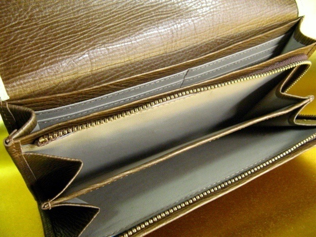 彼岸花 L字ファスナー長財布