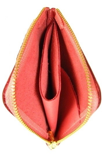 アリゾナ L字ファスナーコインケース(札 カード入り)イタリア産牛革