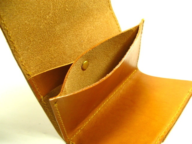 トスカーナ革 三つ折り財布 (イタリア産牛革)