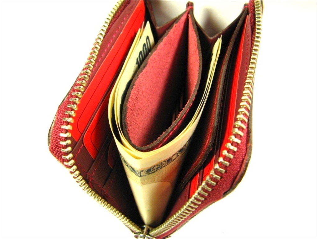 うさぎ L字ファスナー財布 江戸美袋