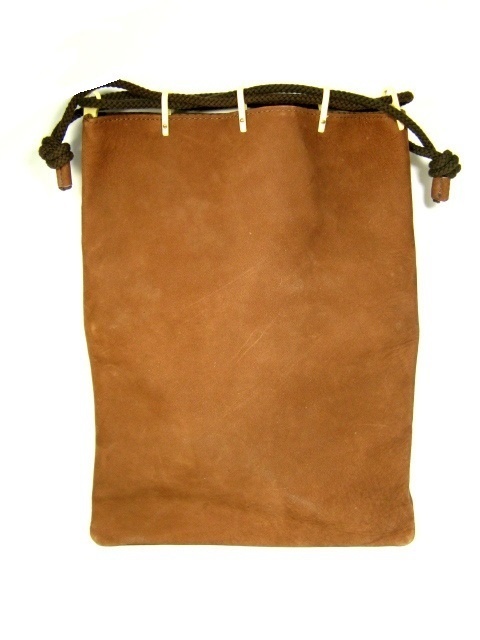 牛スエード 巾着袋(キンチャク袋)