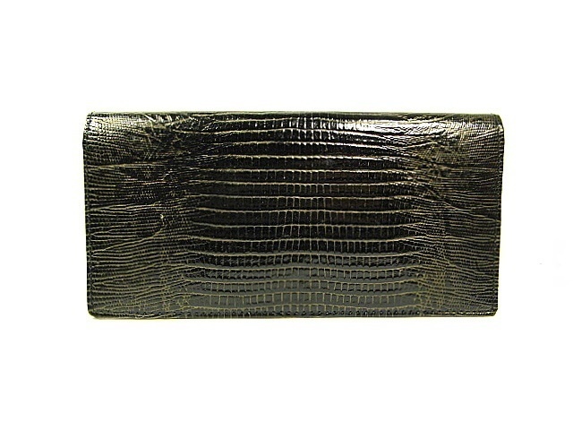 エナメルクロコダイル 長財布(型押し牛革)