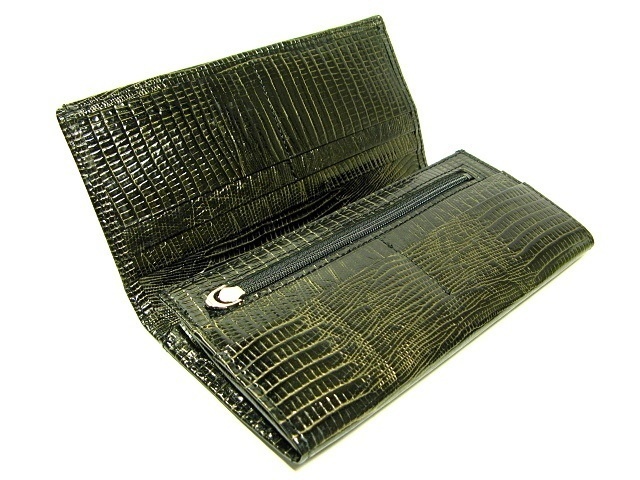 エナメルクロコダイル 長財布(型押し牛革)