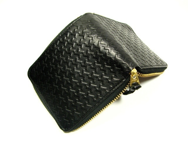 クロスライン BOX二つ折り財布 バッファロー革