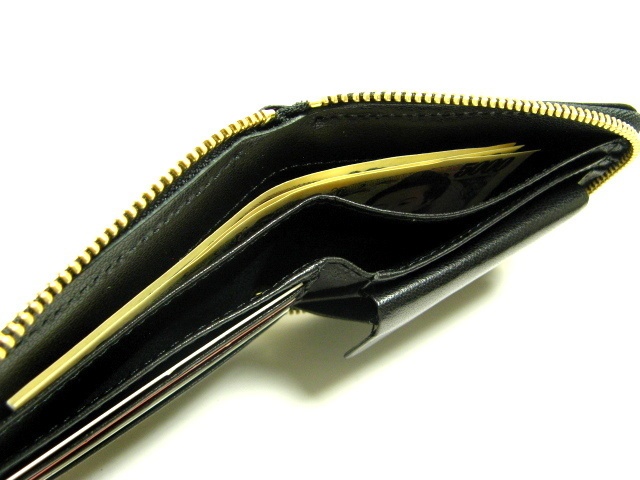 クロスライン BOX二つ折り財布 バッファロー革