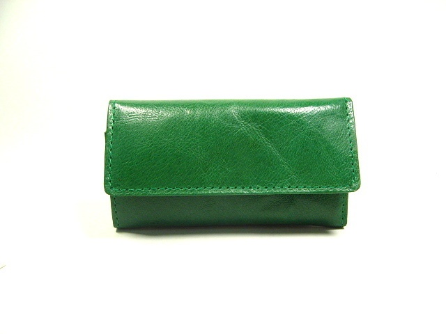 キーケース　バッファロー革　グリーン