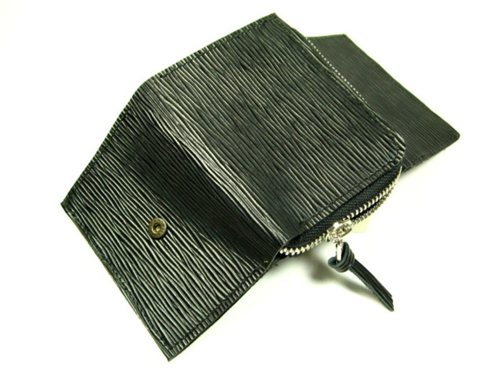 L字ファスナー財布 ウェーブ(牛革型押し)