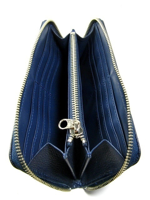 長財布 ラウンドファスナー アリゾナ ネイビー