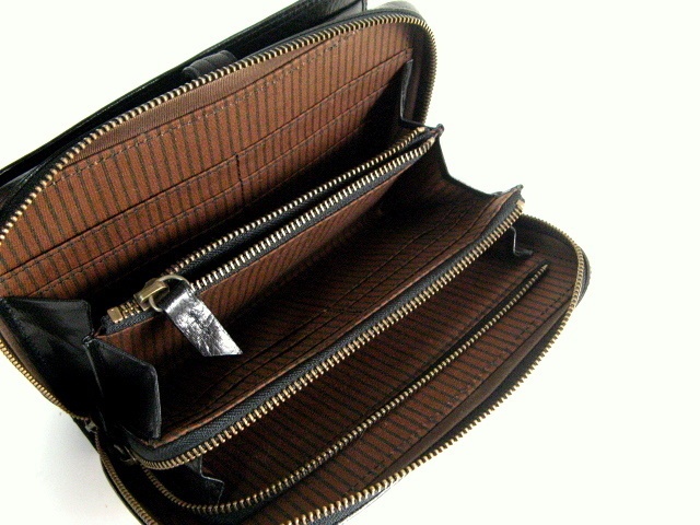 ウォレットバッグ バッファロー革