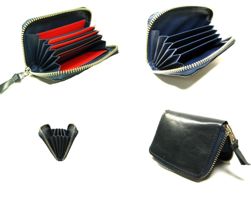 ジャバラカード/小銭入れ ケース バッファロー革(水牛革)