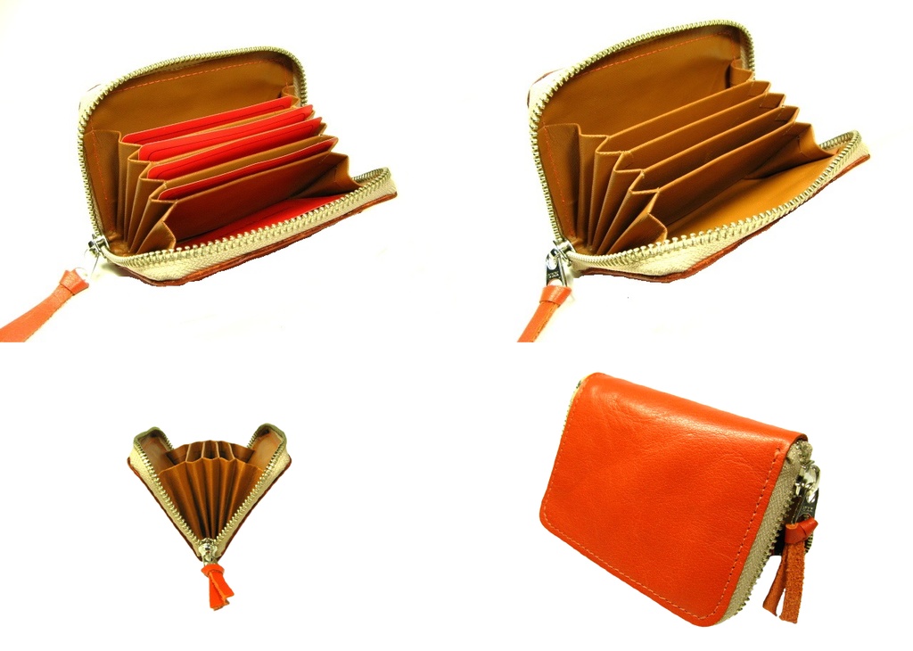 ジャバラカード/小銭入れ ケース バッファロー革(水牛革)