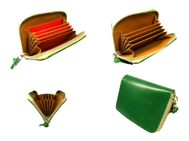 ジャバラカード/小銭入れ ケース バッファロー革(水牛革)