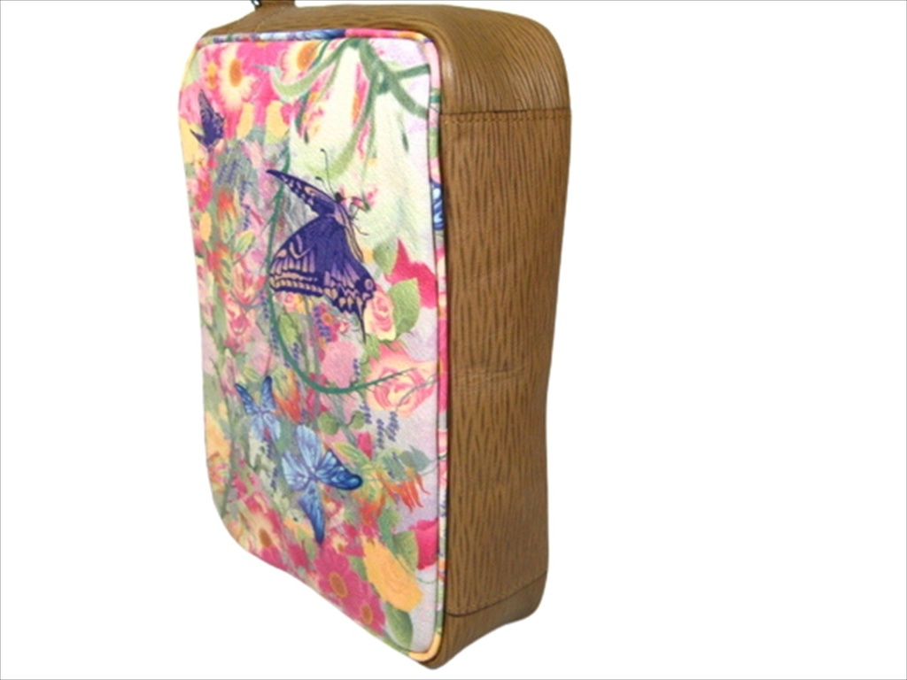 花と揚羽蝶 ショルダーバッグ