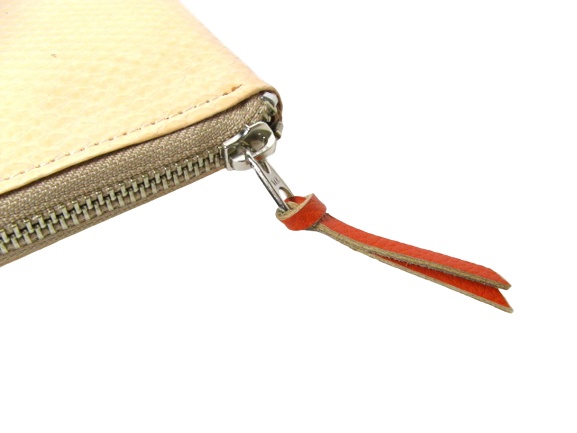 ヘビ革 BOX二つ折り 財布