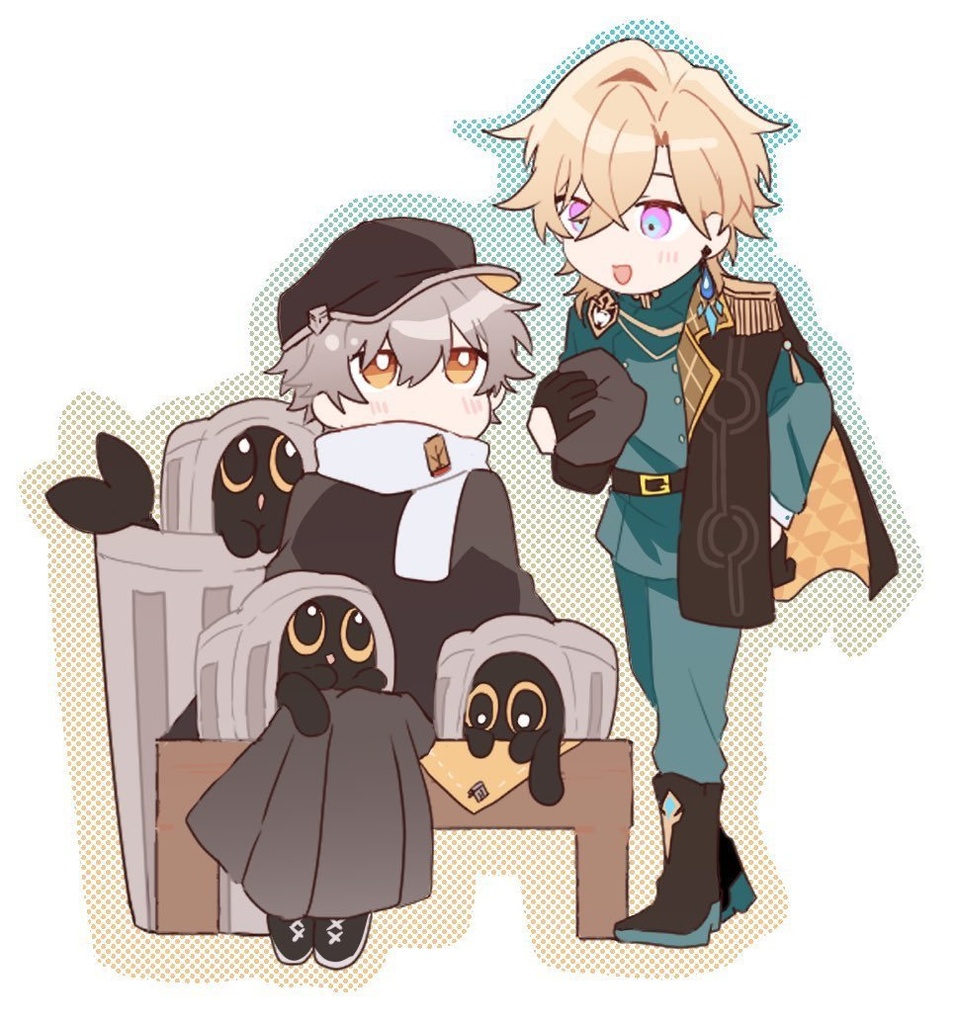 大正ロマン風アベ穹アクキー