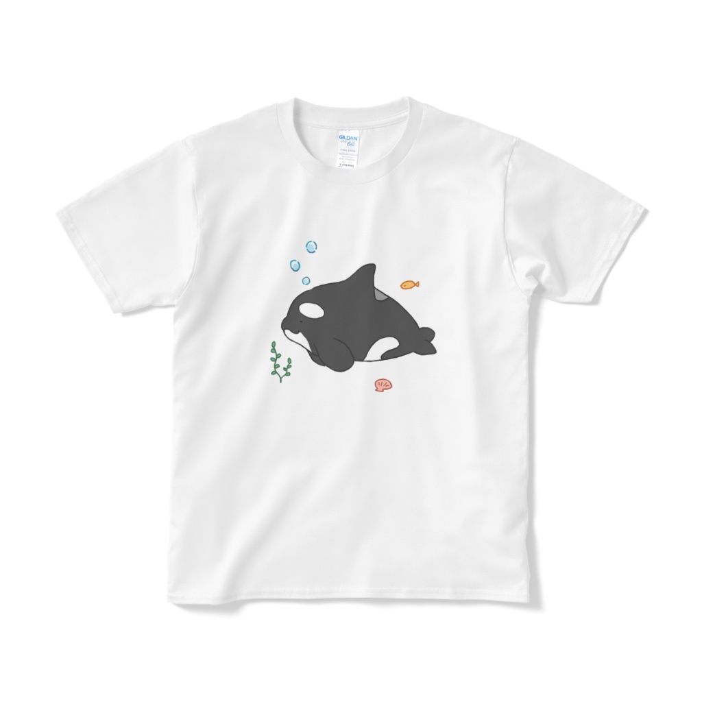 のんびりしゃちくんtシャツ 夏想座敷 Booth