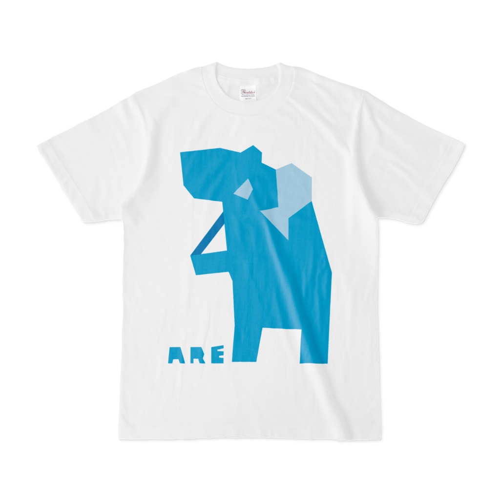 ARE 熊の木彫りTシャツ（たち）