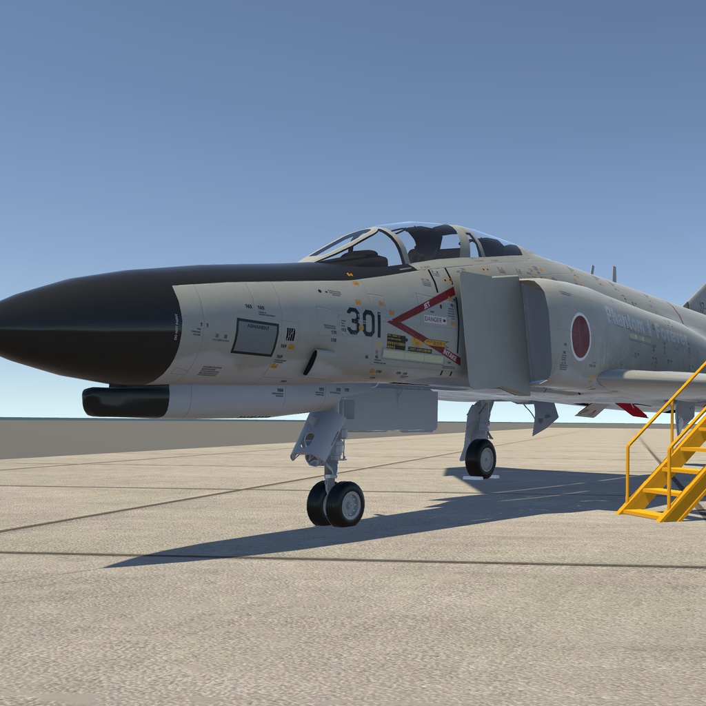 【販売予定】F-4EJ戦闘機 【VRCで飛ばせる】